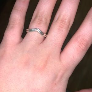 pandora wishbone rings